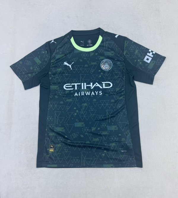 Manchester City fourth Away  fans 1:1 Quality Soccer Jersey   25-26