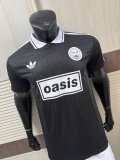 AD oasis Adidas Clover #25  T-shirt  Black Player 1:1 Quality Soccer Jersey  25-26