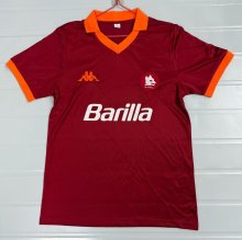 Retro Roma Home 1:1 Quality Soccer Jersey  1985-1986