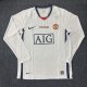 Retro Manchester United long away champion  1:1 Quality Soccer Jersey  2007-2008