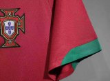 Retro Portugal Home  Player 1:1 Quality Soccer Jersey   2006