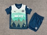 Deportivo Alaves Third Away Kids Fans  1:1 Quality Soccer Jersey  25-26