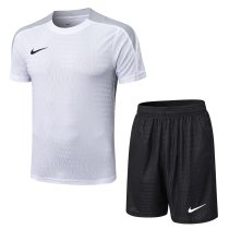 Nike Sets  White 1:1 Quality Soccer Jersey  25-26