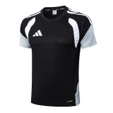 Adidas Clover Sets  Black 1:1 Quality Soccer Jersey  25-26