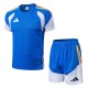 Adidas Clover Sets  Blue 1:1 Quality Soccer Jersey  25-26