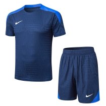 Nike Sets  Blue 1:1 Quality Soccer Jersey  25-26