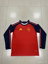 Spain Home Long  fans 1:1 Quality Soccer Jersey 26-27（2026）