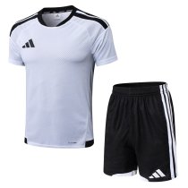 Adidas Clover Sets  White 1:1 Quality Soccer Jersey  25-26