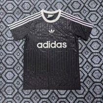 Adidas Clover T-shirt  Black 1:1 Quality Soccer Jersey  25-26