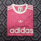 Adidas Clover T-shirt  Pink 1:1 Quality Soccer Jersey  25-26