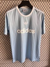 Adidas Clover T-shirt  Blue 1:1 Quality Soccer Jersey  25-26