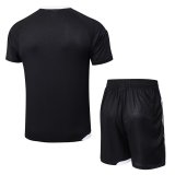 Adidas Clover Sets  Black 1:1 Quality Soccer Jersey  25-26