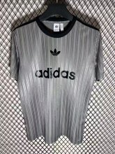 Adidas Clover T-shirt  Grey 1:1 Quality Soccer Jersey  25-26