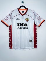 Retro Roma Away 1:1 Quality Soccer Jersey  1999-2000