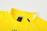 Retro Brazil Training  Tracksuit  Yellow  1:1 2002