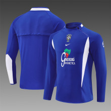 Retro Brazil Training  Tracksuit  Blue 1:1 2002