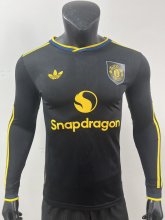 Manchester United  Third Away Long Player 1:1 Quality Soccer Jersey  25-26