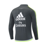 Retro Real Madrid  Training  Tracksuit  Grey 1:1 2015-2016