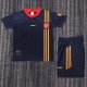 Retro Spain Home Kids 1:1 Quality Soccer Jersey 1996
