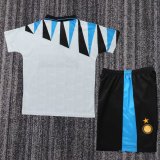 Retro Inter Milan Away  Kids 1:1 Quality Soccer Jersey 1992-1993