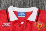Retro Manchester United home Kids 1:1 Quality Soccer Jersey 1992-1994