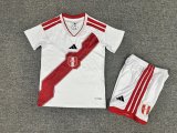 Peru Home Kids Fans 1:1 Quality Soccer Jersey  26-27 (2026)