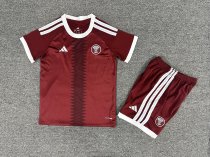 Qatar Home Kids Fans 1:1 Quality Soccer Jersey  26-27 (2026)