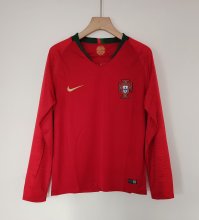 Retro Portugal long Home 1:1 Quality Soccer Jersey 2018