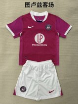 Toulouse away  Fans (Kids and men ) 1:1 Quality Soccer Jersey  25-26