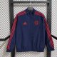Bayern Munich  Windbreaker Two-sided   Blue 1:1 Quality Soccer Jersey  25-26