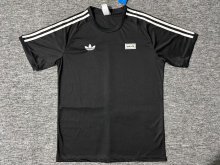 Adidas Clover T-shirt  Black 1:1 Quality Soccer Jersey  25-26