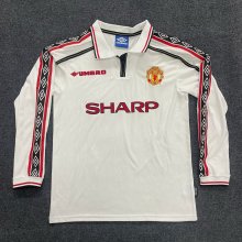 Retro  Manchester united Third  Away  long sleeve 1998-1999