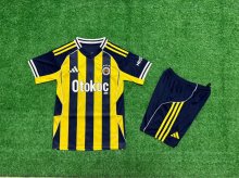Fenerbahce  Home Kids   Fans 1:1 Quality Soccer Jersey 25-26