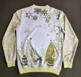 America Christmas hoodie White Yellow Jacket  Tracksuit  1:1 Quality 25-26