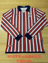 Retro Chivas Home Long  Shishi Club Cup  Fans  1:1 Quality Soccer Jersey  2018