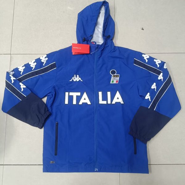 Retro Italy Windbreaker 1:1 Quality Soccer Jersey  25-26