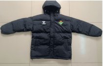 betis Windbreaker  Cotton clothing Jacket Black  White 1:1 Quality Soccer Jersey  25-26