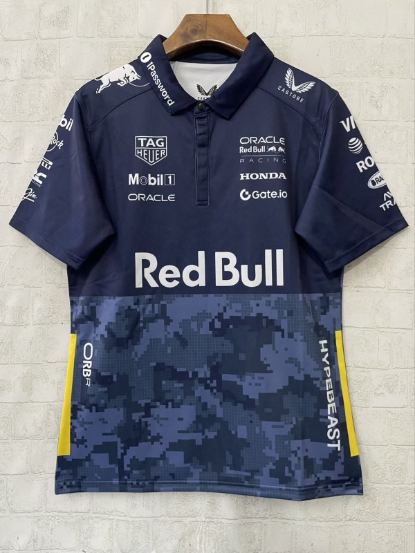 F1 Red Bull  Blue  Short Sleeve 1:1 Racing Suit 2025