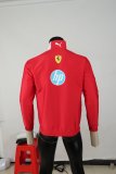 F1 Ferrari Windbreaker Jacket Red  1:1 Quality Soccer Jersey  25-26