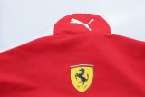 F1 Ferrari Windbreaker Jacket Red  1:1 Quality Soccer Jersey  25-26