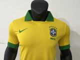 Retro Brazil  Yellow 1:1 Quality Soccer Jersey   2013
