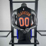 New York Knicks Black #00 CLARKSON NBA Jerseys  25-26