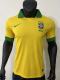 Retro Brazil  Yellow 1:1 Quality Soccer Jersey   2013