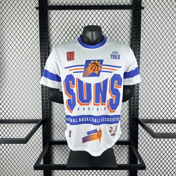 Retro Phoenix Suns Mitchellness  White 1:1 Quality NBA Jerseys  2026