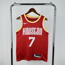 Houston Rockets Kids  Red #7 DURANT 1:1 Quality NBA Jerseys