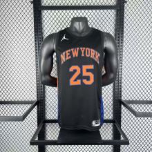 New York Knicks Black #25 BRIDGES NBA Jerseys  25-26