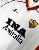 Retro Roma Away Long 1:1 Quality Soccer Jersey  1999-2000