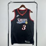 New York Knicks Black #3 IVERSON NBA Jerseys  25-26
