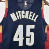 New York Knicks Black #45 MITCHELL NBA Jerseys  25-26