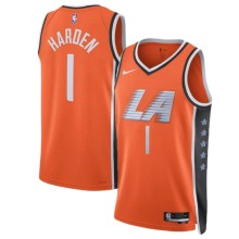 Los Angeles Clippers City Edition Orange  #1 HARDEN NBA Jerseys  2026